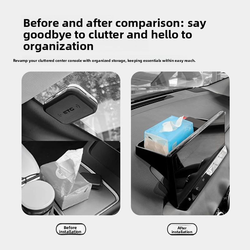 Car Central Storage Box for Nissan Qashqai J12 e-Power 2025 2026 Central Control Storage Stowing Tidying Accessories