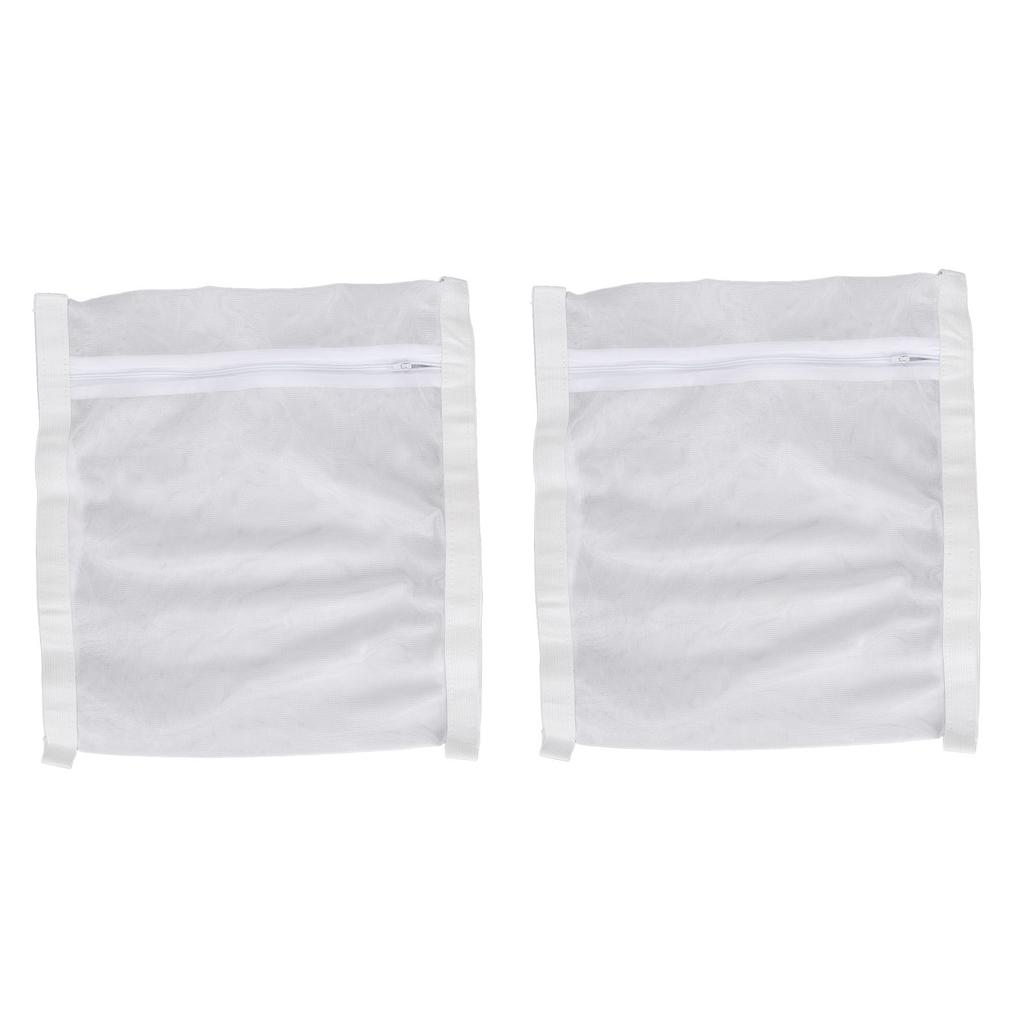 2pcs Shoe Dryer Bag Reusable Sneaker Mesh Washing Bag Shoes Laundry Dry Bag with Elastic Strap Zippe