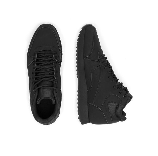 Мужские кроссовки Reebok City trek mid 100225597 чёрные