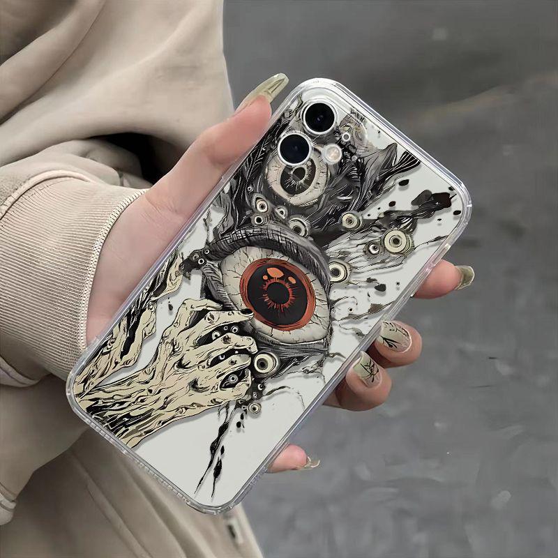 

Cthulhu Eyeball Soft Shell Case for Apple 13-17/Pro Max iPhone 14 Plus