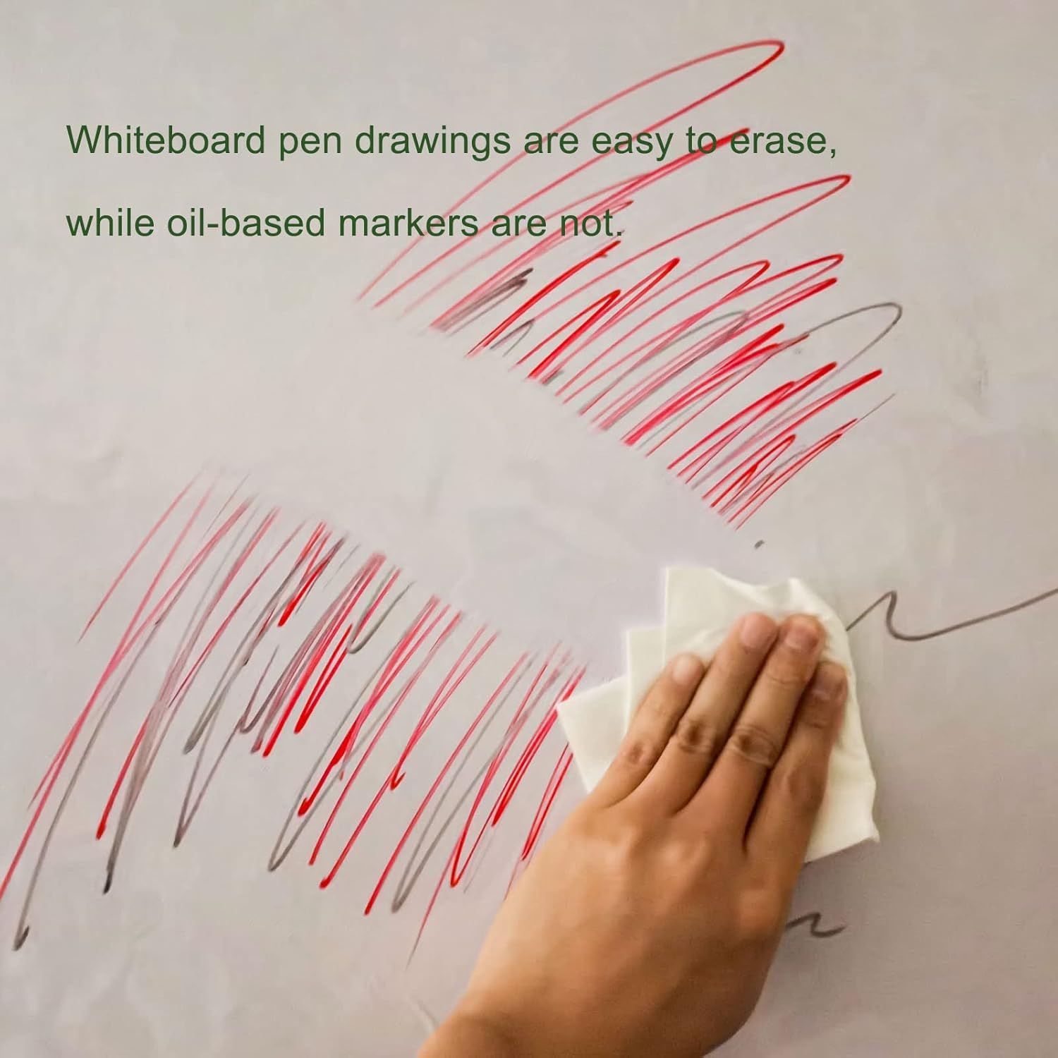 

Snkxu Clear Wall Protector Contact Paper Electrostatic Adsorption Removable Kids to Write Board Dry Erase Kitchen Waterproof Backsplash Heat 15.7X78.7 Inches