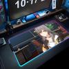 stelle hsr Mouse Pad RGB Gaming Mousepad Big LED Pad PC Desk Mat Luminous Mouse Pad Large Keyboard Mats Table Rug With Backlit