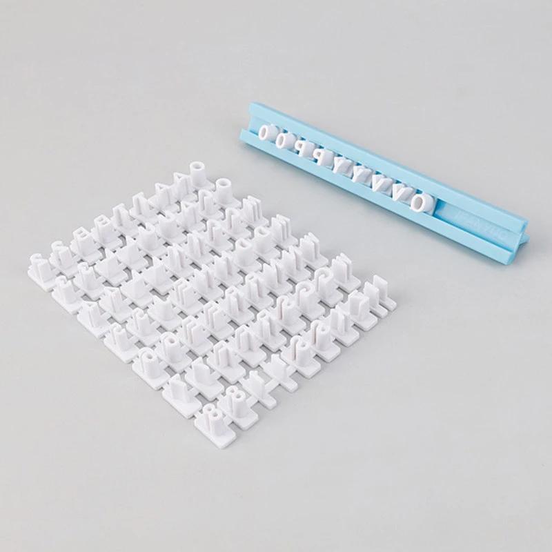 Alphabet Letter Number Cookies Press Stamp Embosser Cutters Printing Symbol Biscuit Fondant Cake Baking Mould Clay Pottery Tools