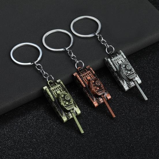 Tank Keychain Pendant Metal Military Tank Keychain Lightweight Retro Bag Charm Accessories for Men And Women Tank Lovers