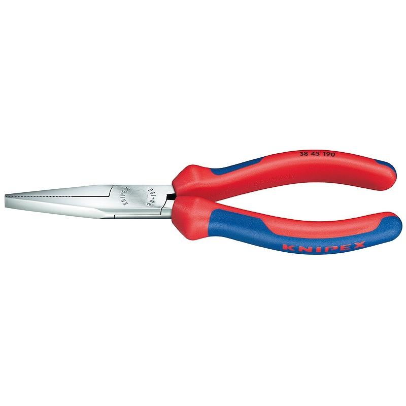 

Плоскогубцы Knipex Mechanics Плоские широкие губки 200 мм Хром 2-комп. Ручки