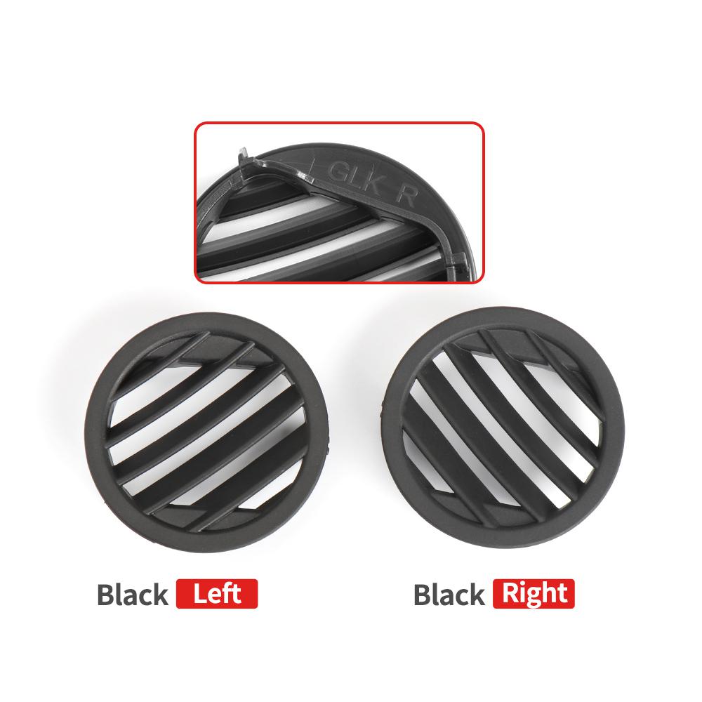 Black Left Right Car Air Ac Vent Brown Conditioning Vents Trim Covers For Mercedes GLK X204 2008-2015 2046806287 Heat Shields 2