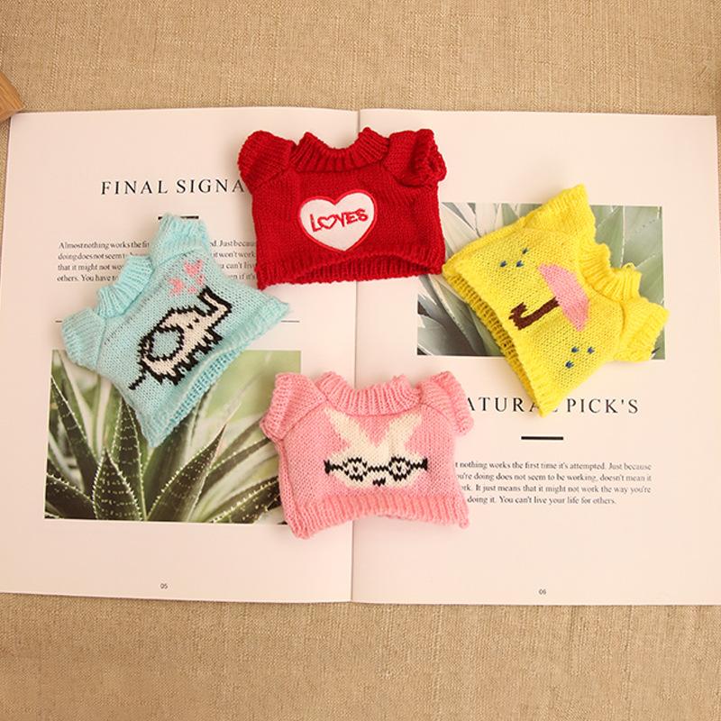 Plush Toy Sweater Small Doll Accessories Toys Doll Bag Hanging Accessories Pet Doll Clothes Accessories