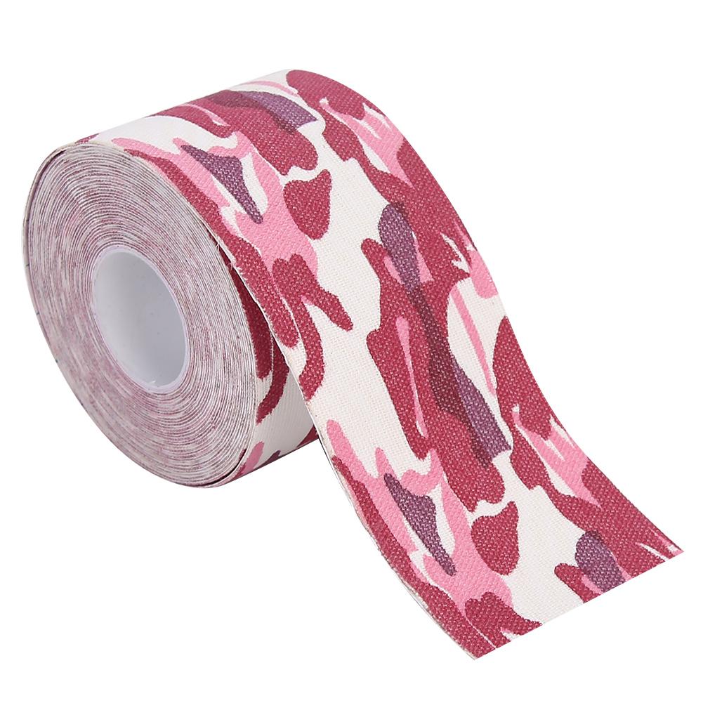 

Камуфляжный водонепроницаемый мягкий спортивный бинт дышащий обезболивающий защитный тейп для мышц розовый розовый