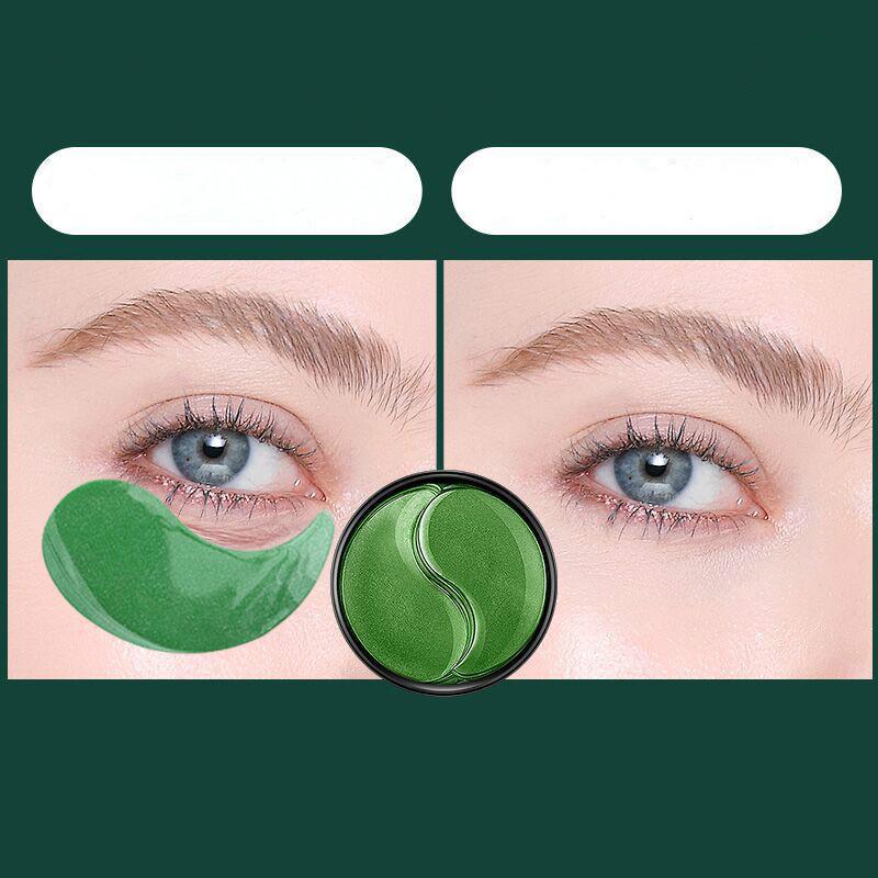 Seaweed Hydrating Green Vattenfuktande ögonmask Ta bort Dark Circle Eye Bag Firming Eye Patch 60 stycken