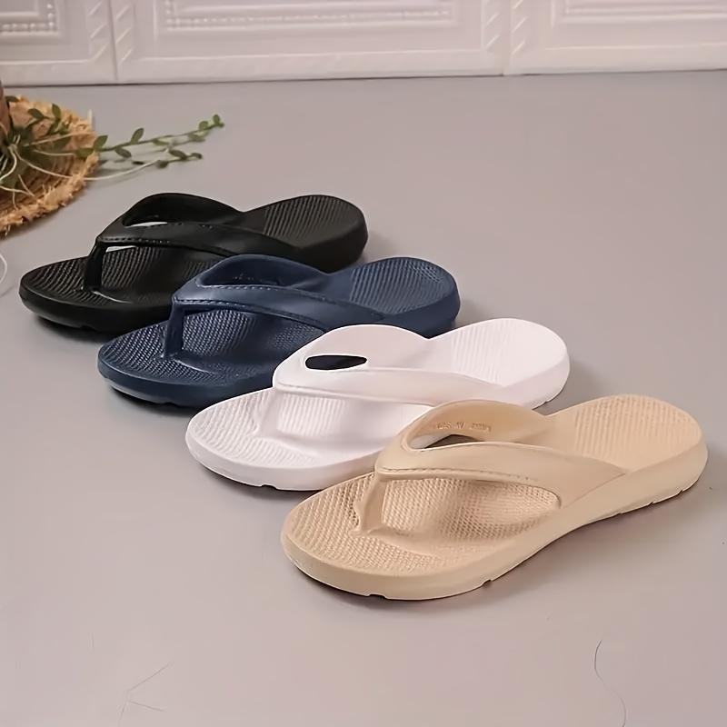 Unisex Bequeme EVA Rutschfeste Sandalen - Minimalistisches Streifendesign, Ganzjährig Tragbar & Handwäschefreundlich | Ideal für Zuhause und Strand, Sandale