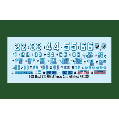 Hobby Boss 1/200 Scale Ship Series U.S. Navy Hydrofoil Missile Boat Hercules PHM-2 Plastic Model 82006
