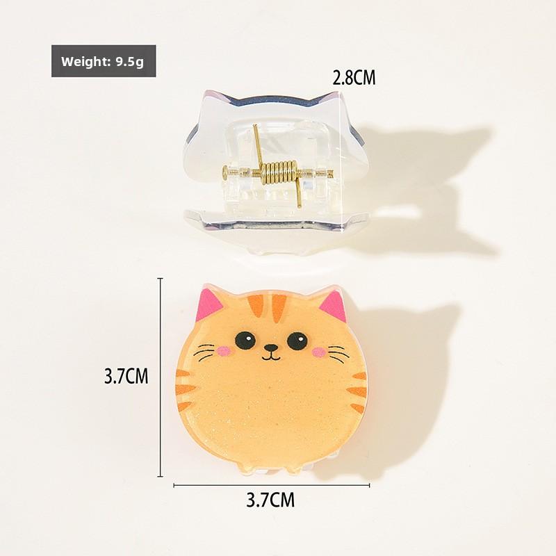 Cute Cat Cartoon Hair Clips for Kids,Sweet Side Bangs Clips for Little Girls, Hair-Friendly Barrettes,Versatile Hair Accessories