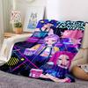 1PC K Pop Demon Hunters Blanket, Throw For Sofa, Bed, Travel, Camping, Livingroom,