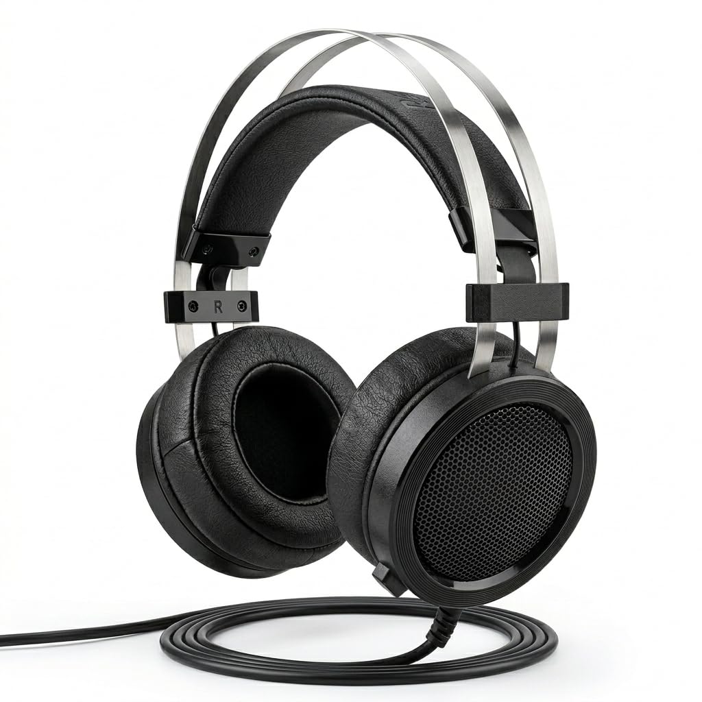 

Gaming with 40mm Voice Video Compatible with and PC Headset, Wired, Microphone, 3.5mm Plug, Drivers, Chat, Esports, Teleworking, Conferencing, чорний
