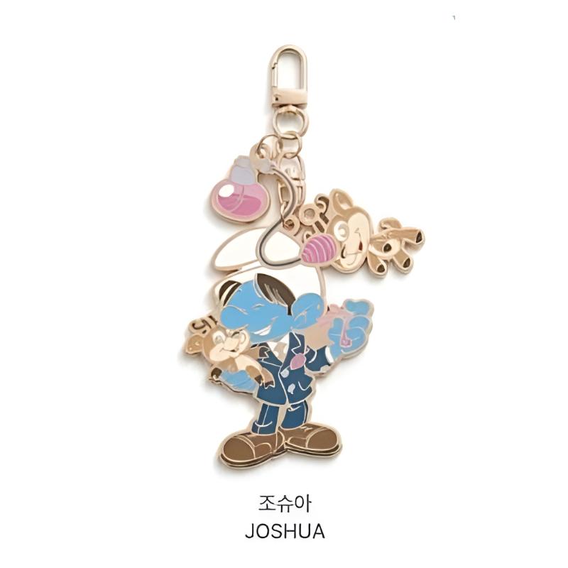 Seventeen X The Smurfs Metal Keyring | Random / Member Select | Korea Limited