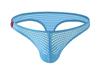 Pánské prodyšné síťované přízové T-kalhotky s nízkým pasem - Sexy odhalující tanga