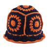 Fleece Thread Flower Sun Hat Korean Style Bucket Hat Unique Knitted Fisherman Hat  Student