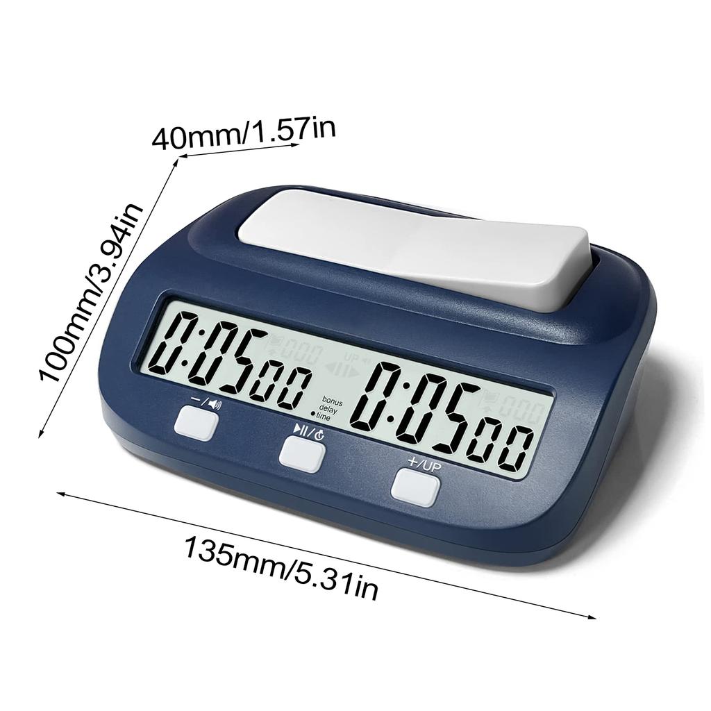 LEAP Chess Clock Digital Chess Timer Professional Chess Clock Timer with Time Bonus and Delay Features