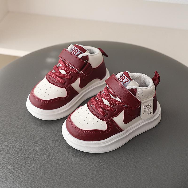 Kids' Versatile Casual Shoes Baby's Fashionable Sneakers High-top Lightweight Sports Shoes