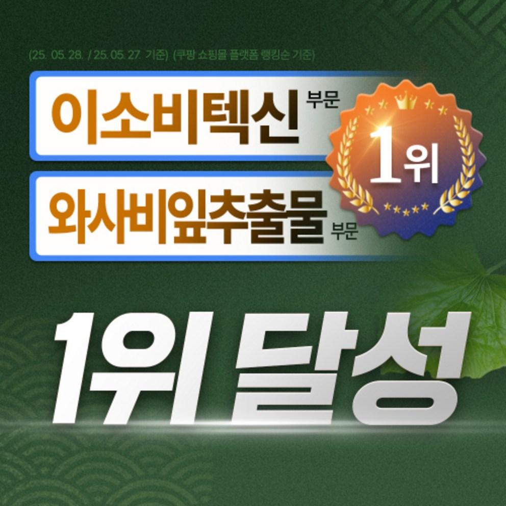 Chorogi Ryang Ekstrakt z Liści Wasabi Texin, 97,5%, 120 Tabletek