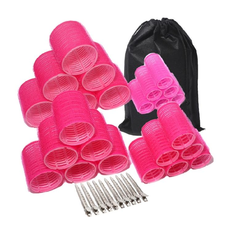 6 Stück Haarroller-Sets Lockenwickler-Set mit großem Haarclip Haarstyling-Zubehör für mühelos hitzelose Lockenfrisur