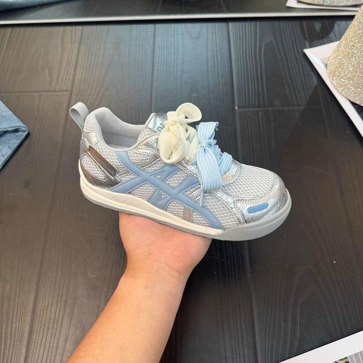 Trendige Schuhe dicksohlige deutsche Trainingsschuhe Neue Frühjahrs- und Sommer-Mesh-Schuhe Atmungsaktive Mesh-Board-Schuhe