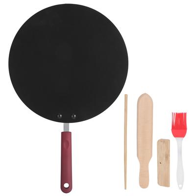 Tragbarer Crêpe-Maker Antihaft-Bratpfanne Pfannkuchen-Grillplatte Mini-Kochwerkzeug