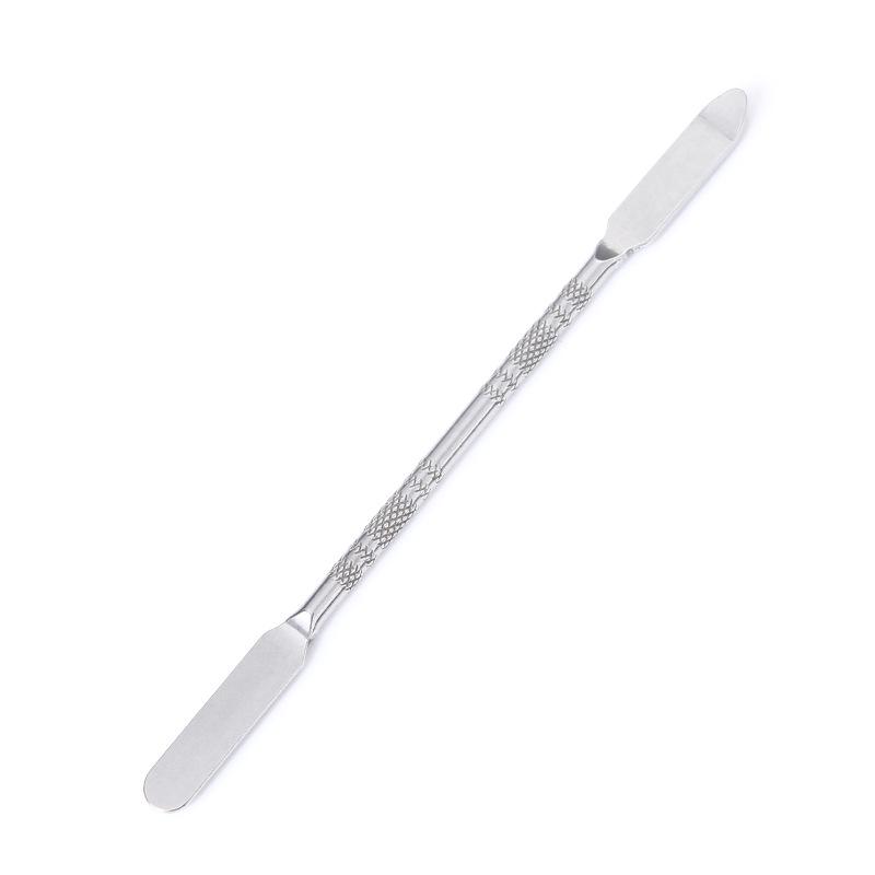 Stainless Steel Nail Art & Makeup Palette Set with Mixing Stick