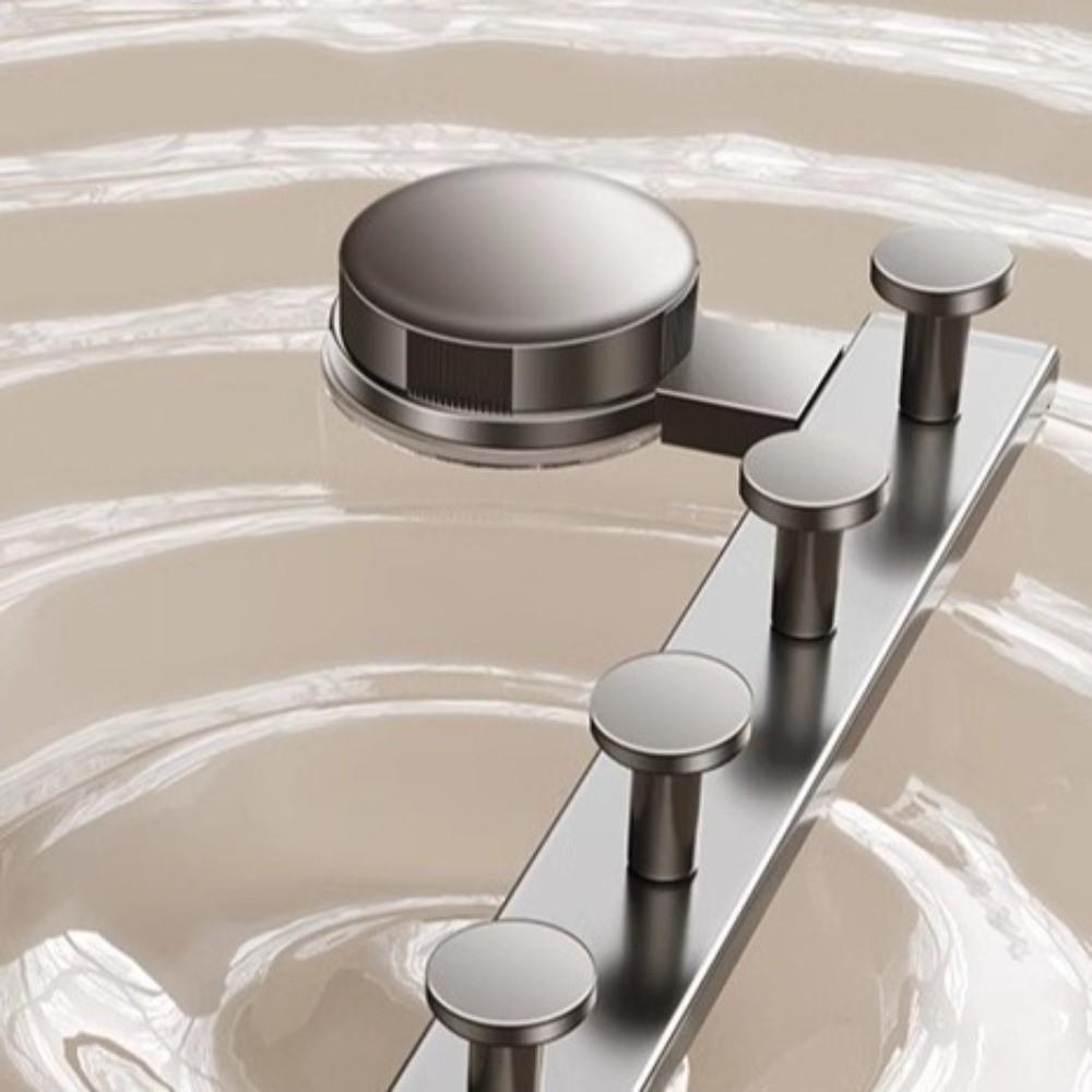 4/5/6 Hooks Suction Cup Door Hook Rust-proof Robe Hook Movable Clothes Hangers  Bedroom