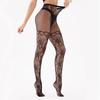 Damen Europäische Strumpfhose mit Lochmuster Jacquardmuster Body Strümpfe Netzstrumpfhose Sexy Lingerie Socken Strümpfe