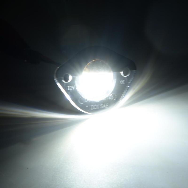 1Pair LED License Plate Light Lamp Fit For Ford Mustang 1994-2004