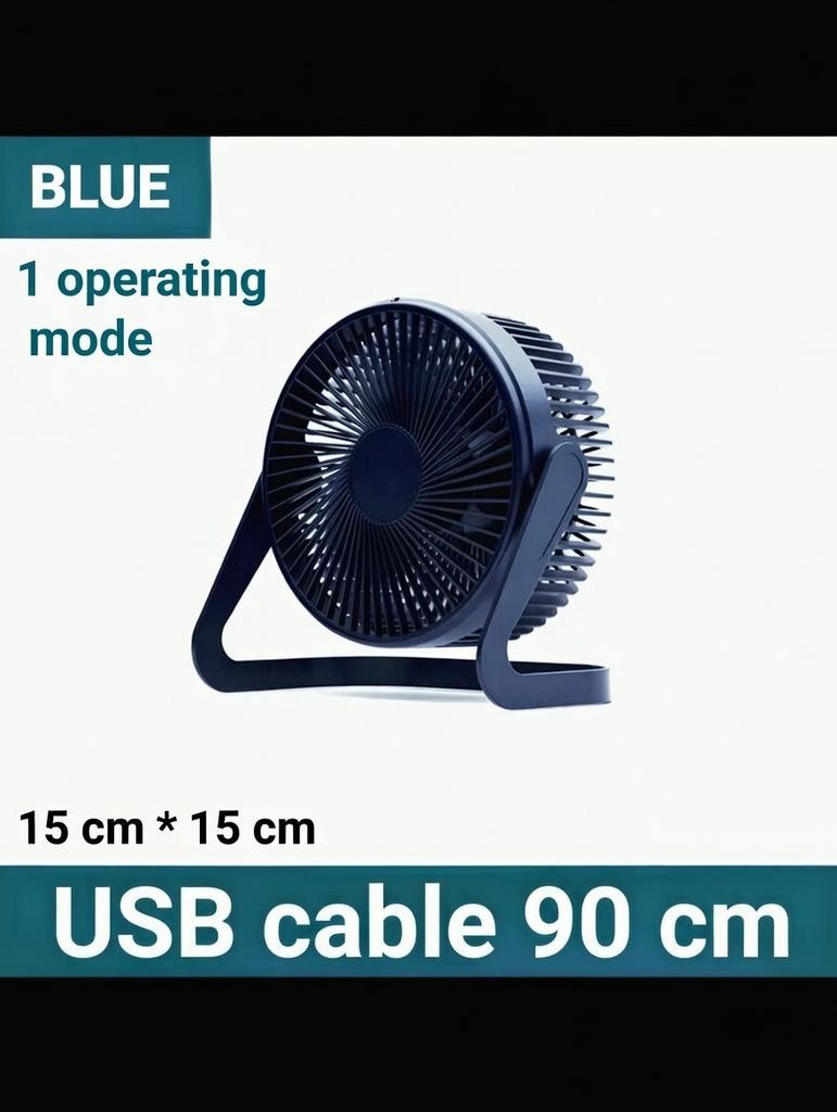Mini Portable USB Desk Fan | Quiet Table Fan Strong Breeze up to 4m² | Safety Protective Guard for Home Office Women's Day Gift