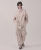 Nainneoscheu Grunge Wide Cargo_Lightbeige