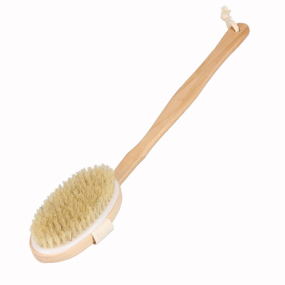 Dry Skin Body Shower Long Handle Bathroom Accessories SPA Scrubber Massage Shower Brush Bath Brush