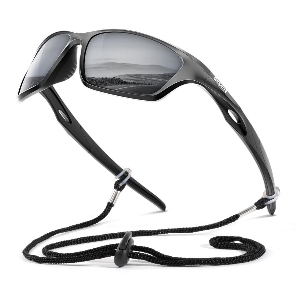 SCVCN Polarized Fishing Sunglasses Sports Sunglasses for Men and Women Cycling Glasses Mountain Bicycle Riding Goggle Bike UV400