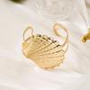 Conch Shell Starfish Bracelet Gold Color Armband Punk Open Arm Bangle  Gift