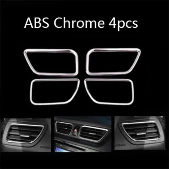 ABS Chrome Air Vent Conditioning Trim Cover Special Interior Conversion Sticker For Kia RIO K2 2010-2016 Car Styling