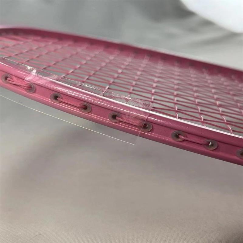 Clear Anti-Peeling Racket Protection Sticker for Tennis, Badminton, and Table Tennis