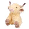 9.8in Highland Cow Cute Lifelike Soft Stuffed Highland Cow Animal Toy for Boys Girls Adults