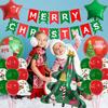 Christmas Balloon Set Gingerbread Man Themed Santa Claus Christmas Tree Party Decorations Kindergarten Decorations