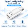 TypeC To Lightning Headphone Adapter Lighting Female To USB-C Male Audio Converter for Wired Headphones IPhone 15/16 iPad Laptop 3