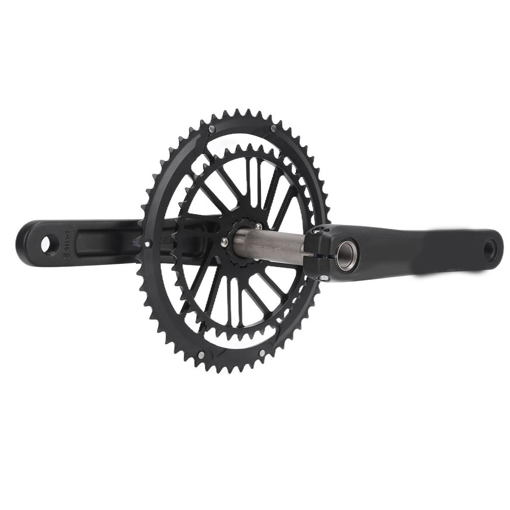 Sprocket Crankset Direct Mount Hollow Integrated Bicycle Chainring Guard Protector53 39T (Including Centre Shaft)