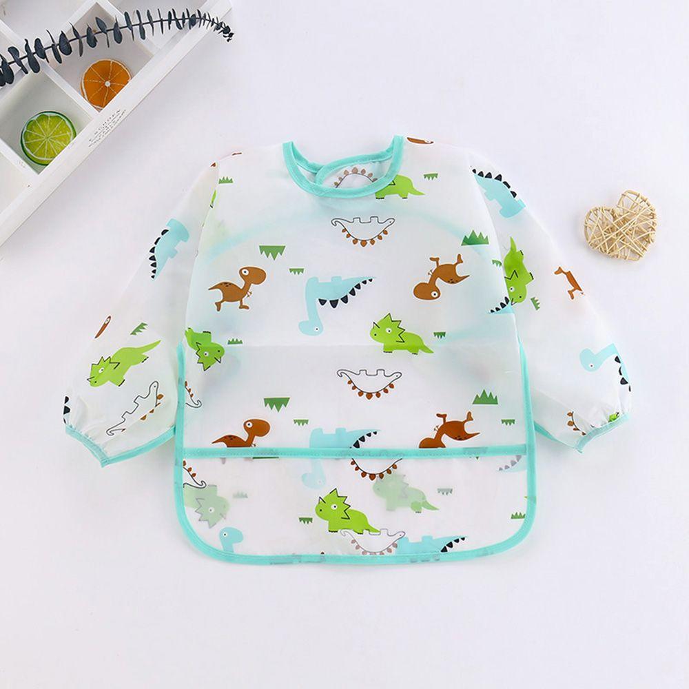 Craft Cartoon Clothes Baby Paint Children Long Sleeve Smock Painting Apron Art Accessory Kids Bib