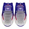 16Pcs Round Silicone Shoelaces without ties No Tie Shoe laces Elastic Laces Sneakers Kids Adult Rubber Quick Shoelace for Shoes