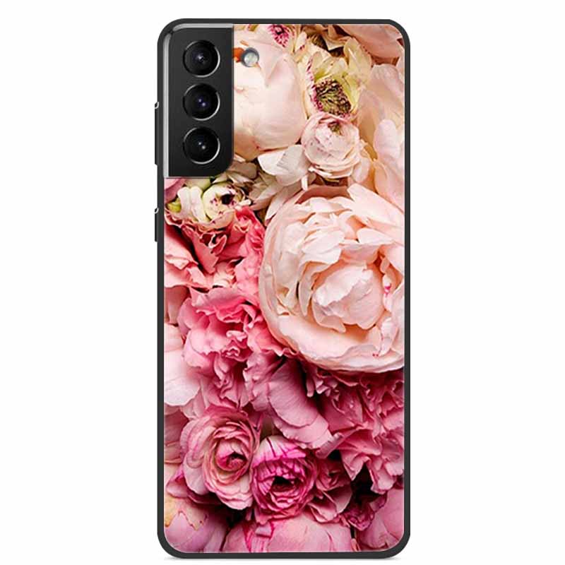 For Samsung S22 Case Wolf Lion Cat Black Silicone Soft Back Cover Case For Samsung Galaxy S21 FE S22 Ultra Phone Case S 22 Funda