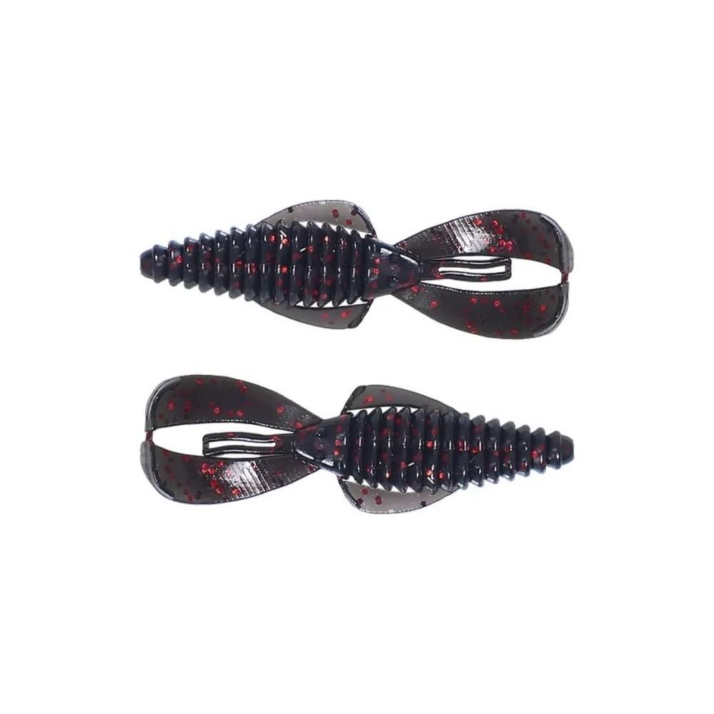 80mm Fishing Bait Wobbler Crazy Flapper Design Soft Lobster Worm Bait Bass Fishing