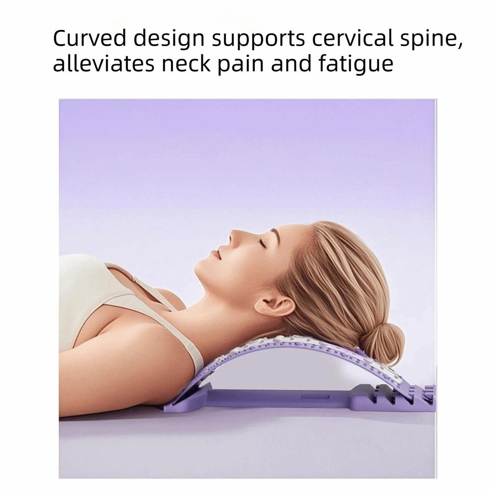 Adjustable Lumbar Stretcher Ergonomic Design Waist Support Cushion Muscle Relaxation