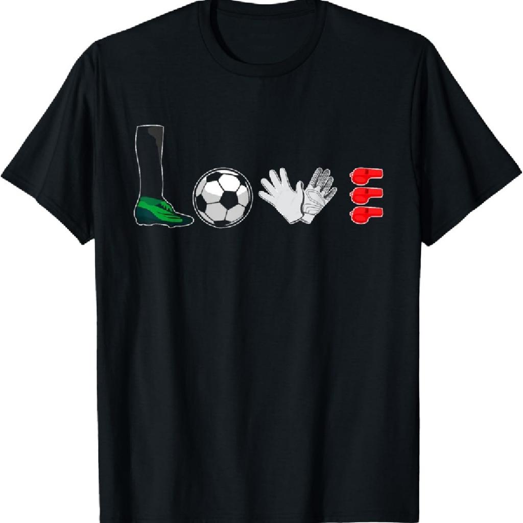 Love Football Funny Soccer Players Sport Lovers T-Shirt