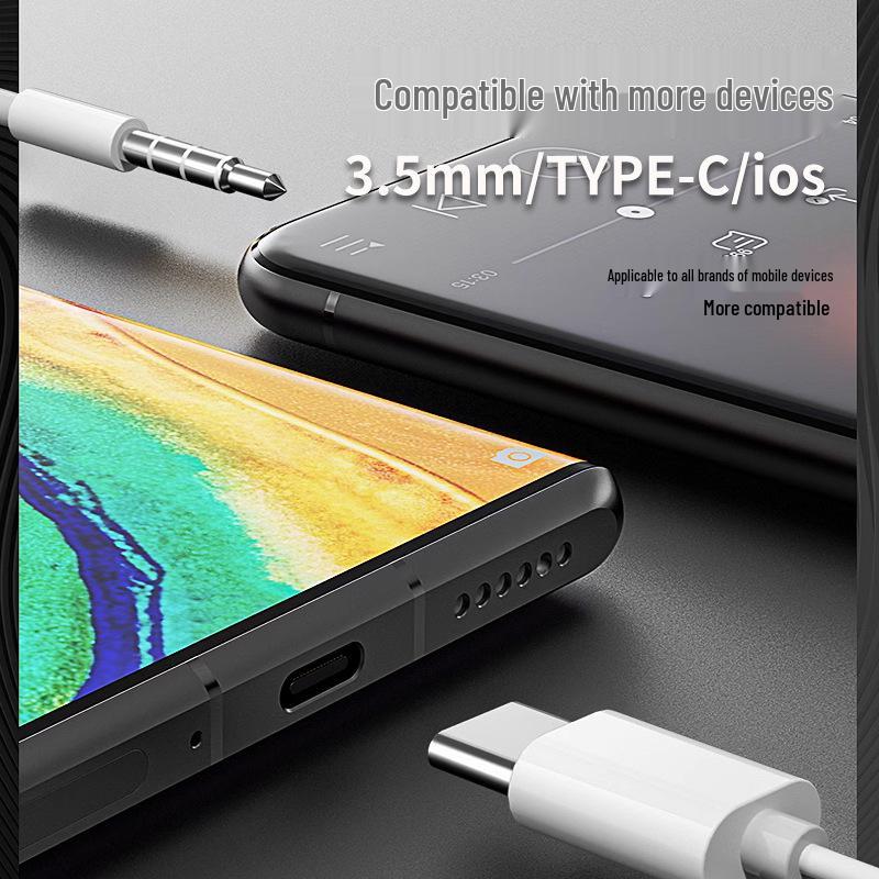 Typ-C Kabelgebundene Bluetooth-Kopfhörer für iPhone/Android In-Ear