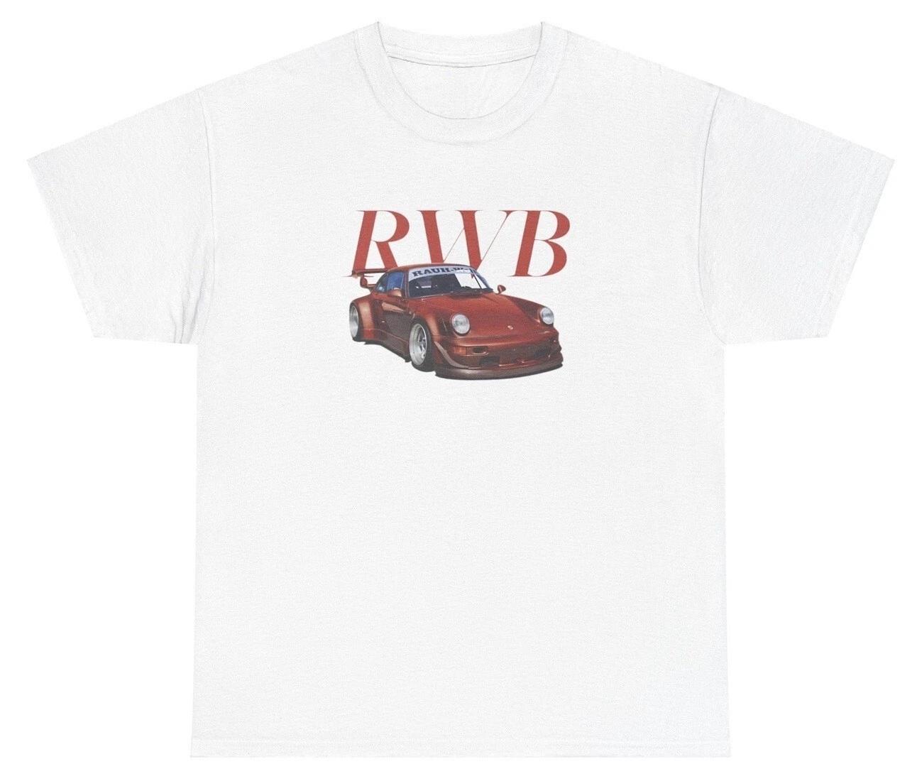 RWB Porsche T Shirt JDM Car Enthusiast Gift Porsche Anime Akira Retro Tee XS